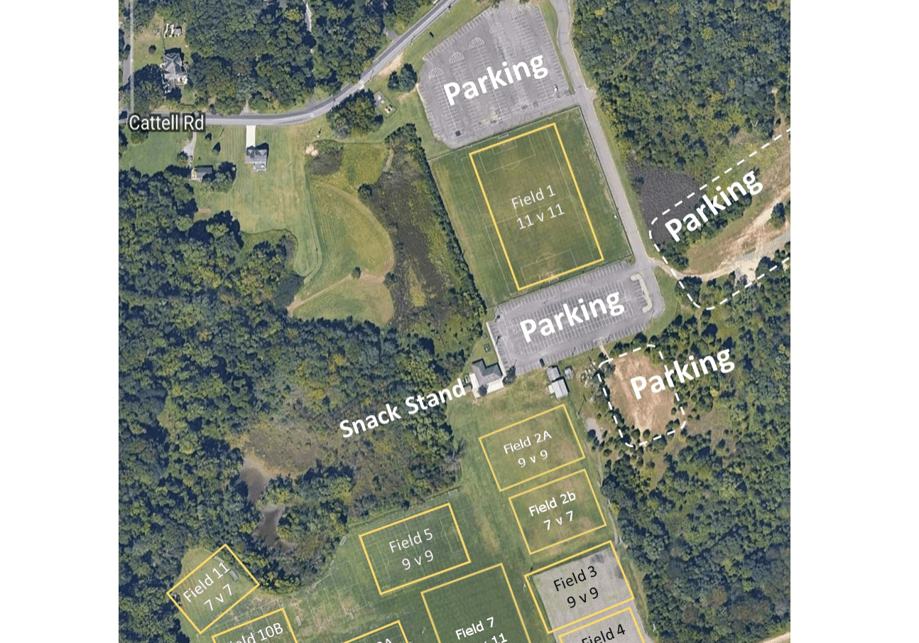 Deptford Soccer Complex Map